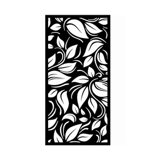 Dernier design Écran de jardin en métal peint en couleur noire Conception découpée au laser pour une utilisation décorative en toute intimité Écran de jardin en métal pour le jardin - Product Image 5