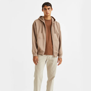 Camiseta de manga larga básica GSM 230 de color marrón para hombre superventas personalizada con logotipo y diseño personalizados a la venta - Product Image 2