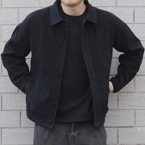 แจ็กเก็ตยีนส์ของผู้ชายผ้าฝ้าย100% พรีเมี่ยมระบายอากาศได้ดีใหม่ให้ความอบอุ่นในฤดูหนาวแจ็คเก็ตผ้าเดนิมปรับแต่งได้สำหรับผู้ชาย - Product Image 2