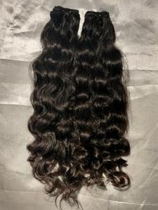 Tissage en lot de cheveux indiens vierges naturels ondulés raides de vison bruts non transformés, vente en gros de fournisseurs de tissage de cheveux humains indiens bruts - Product Image 5