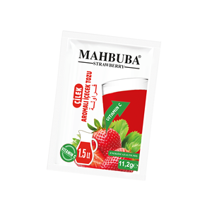 Poudre de boisson instantanée aromatisée à la fraise, sachets de 11,2 g, enrichie en vitamines - Product Image 3