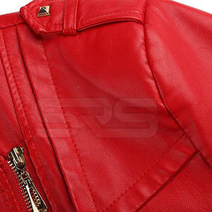 Chaqueta de cuero de moda de alta calidad para mujer, chaqueta de cuero de diseño personalizado de invierno para mujer - Product Image 3