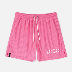 2024 Customized Men's All-Print Mesh Shorts Double <b>Layer</b> Gym Graphic Printed Fashion Solid Pattern Design - Product Image 1