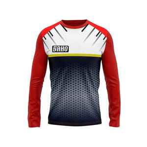 Puños elásticos de tela transpirable de cuello redondo GAA con estampado personalizado para fútbol gaélico Camogie Hurling-Club Wear OEM MOQ Digital Winter - Product Image 3