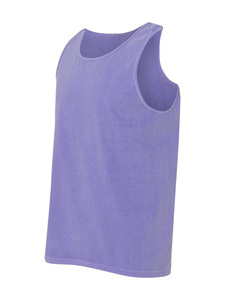 Nouveau design T-shirt sans manches léger pour hommes Gilet à col rond vierge pour hommes Débardeur de sport en polyester et coton 200GSM pour hommes - Product Image 5