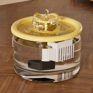 Juego de fuente de agua y tazón de comida 2 en 1 para gatos, estación de alimentación automática para mascotas, dispensador con filtro circulante para perros pequeños y gatos - Product Image 3