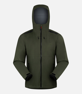 Veste Hardshell durable pour hommes vêtements d'hiver coque imperméable légère conçue pour les vêtements de voyage avec logo personnalisé - Product Image 5