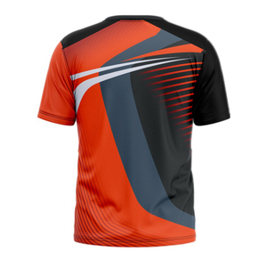 Haute qualité personnalisé imprimé Sublimation t-shirts mode O cou Slim Fit Gym t-shirts à manches courtes hommes sublimés t-shirts - Product Image 2