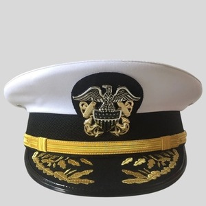 หมวกแก๊ปทรงสูงสำหรับเครื่องแบบสีดำแฟชั่นงาน OEM พร้อมแผ่นป้ายปักลายแท่งสัญลักษณ์ในการออกแบบตามต้องการ - Product Image 6