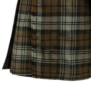 Montre noire patinée Tartan 8 verges tissu acrylique ERHU Kilt hommes tailles personnalisées disponibles traditionnel écossais Tartan en gros - Product Image 5