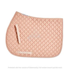 Tapis de selle de cheval noir tout usage de haute qualité Logo personnalisé Vêtements équestres durables avec doublure en polycoton et remplissage en mousse - Product Image 2