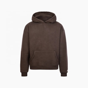 Pull à capuche en éponge française surdimensionné sans ficelle pour hommes taille XS printemps bouffée impression vêtements en tissu polaire vente en gros - Product Image 1