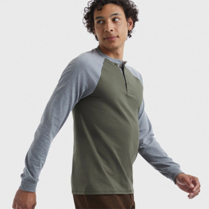 Camisetas de algodón 100% de manga larga al por mayor con estilo para hombres-Cómodas y duraderas-Ideal para actividades de ropa informal Mejor personalizado - Product Image 1