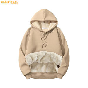 <b>Men's</b> Casual Fleece <b>Sherpa</b> <b>Lined</b> <b>Hoodie</b> Winter Warm Pullover Hooded Sweatshirt Top Quality Suppliers in Pakistan - Product Image 5