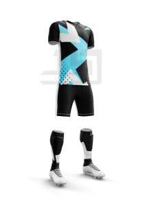Football Team Match Uniform Breathable Lightweight 100% Polyester Soccer Jersey Shorts Set Custom Team Name for Clubs Academies - Product Image 5