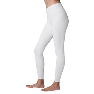 Ladies V Cross Waist Yoga Pants Ruched Skinny High Rise Tummy Control Quick Dry Solid Spandex/Nylon Workout <b>Leggings</b> - Product Image 4