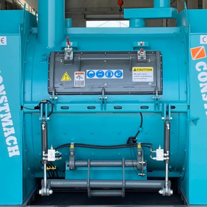 Mélangeur de ciment à arbre unique fiable pour les composants de base de décharge automatique alimentés par moteur diesel de construction, y compris le moteur de la pompe - Product Image 1