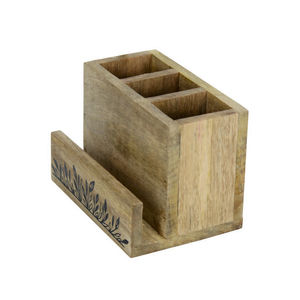 Boîte à mouchoirs en bois de conception simple pour la réception de bureau d'hôtels de restaurant de cuisine à la maison pour l'usage de table - Product Image 4