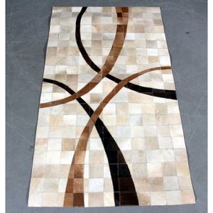 Tapis de sol de voiture en cuir véritable avec poils - Product Image 1