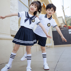 2024 lycée uniforme OEM école uniforme été garçons filles sport costumes pour l'école primaire uniformes personnalisés enfants ensembles - Product Image 5