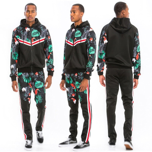 Nouvelle arrivée pour hommes pour la saison d'hiver Ensemble de survêtements confortables en tissu respirant avec manches complètes imprimées Technics - Product Image 5