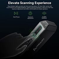 Escáner 3D Creality CR-Scan Otter, Rango de Escaneo de 24 Bits de Color, Dispositivo de Escaneo 3D Portátil para Impresión 3D