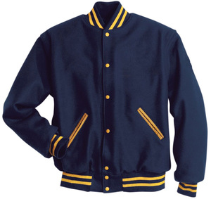 Chaqueta de invierno Varsity para hombre, diseño de Material genuino de alta calidad, Venta caliente, hecha en fábrica, precio bajo, MOQ bajo - Product Image 1