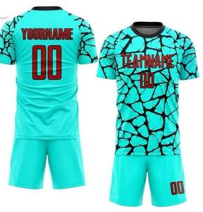 Ensembles d'uniformes de football personnalisables OEM Performance optimale Style de vêtements de football avec motif du nom du joueur - Product Image 4