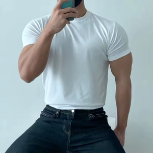 Camisetas de Moda para Hombre, Camisetas Transpirables de Algodón para Hombre DZ 10819, Camiseta para Hombre - Product Image 2