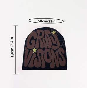 หมวกบีนนี่กลางแจ้งแบบลำลองหมวกผ้าขนแกะแบบถักระบายอากาศได้ดีสไตล์ใหม่ขายดี - Product Image 4