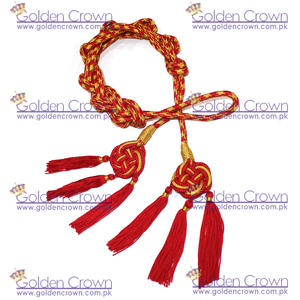 เชือกตกแต่งแบบมีพู่ห้อยสำหรับบาทหลวง  แบบเชือกถัก  แบบเชือกเส้นเล็ก  แบบเชือกสีทอง  แบบเชือกสำหรับงานพิธีกรรม  แบบสั่งทำสีได้  สำหรับใช้กับเสื้อผ้า  ลดราคาพิเศษ - Product Image 2