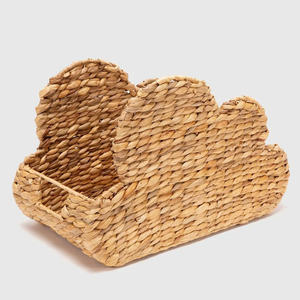 Cestas de Jacinto de Agua Tejidas Naturales en Forma de Nube para Decoración y Almacenamiento en Habitaciones Infantiles - Product Image 1