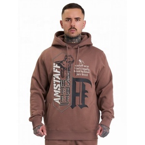 Sudadera con Capucha para Hombre, Talla Grande, 100% Algodón, Felpa, Invierno, con Bolsillo y Logotipo Bordado, Oferta al por Mayor de Calidad OEM Personalizada - Product Image 2
