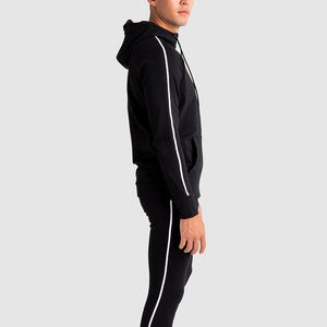 Sweats à capuche pour hommes en molleton de coton à fermeture éclair personnalisée Pakistan Meilleur produit Sweats à capuche pour hommes avec dernière conception de fabricant OEM - Product Image 2