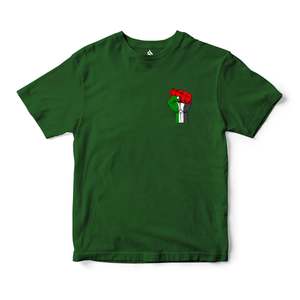 เสื้อเจอร์ซีย์แขนสั้นลายปาเลสไตน์ ทรงเข้ารูป ผ้าฝ้าย 100% ระบายอากาศได้ดี น้ำหนัก 240 กรัม พิมพ์ลายดิจิทัล สไตล์ทางการ ดีไซน์ลายเรียบ - Product Image 2