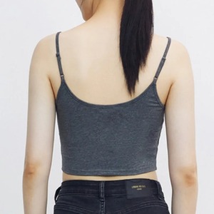 Tops cortos sexis para mujer, camiseta sin mangas de seda helada, chaleco sin espalda sin costuras, Top de tubo, ropa interior, sujetador acolchado, Bralette, camisola, accesorio - Product Image 3