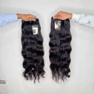 Extensions de cheveux naturels indiens bruts ondulés en vrac, alignés aux cuticules, non traités, pour la vente en gros - Fournisseurs - Product Image 6