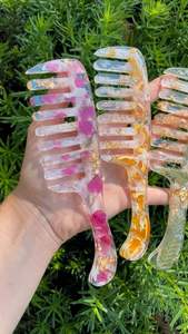 หวีช่างตัดผมมืออาชีพหวีผมสำหรับร้านเสริมสวยวัสดุเรซิน - Product Image 6