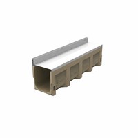Caniveau de drainage en béton polymère préfabriqué moderne pour la construction routière publique, léger et durable