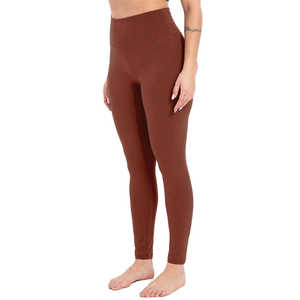 Pantalones de Yoga suaves sin costuras para mujer, mallas atléticas para correr, cintura alta, sin costuras, transparentes, con Control de barriga - Product Image 1