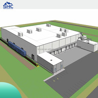 Industriële logistiek visvriezer koelcel voor verse groenten en fruit Copeland compressor milieuvriendelijk hoge efficiëntie