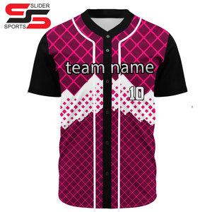 USA Baseball Jersey Imprimer OEM Polyester sublimé Maillots de baseball vierges personnalisés Jersey Baseball - Product Image 3