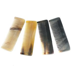 Peine de Cuerno Natural Premium Hecho a Mano con Dientes Finos y Anchos, Peine de Cuerno de Búfalo Hecho a Mano para Peinar el Cabello Disponible - Product Image 2