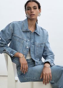 OEM แจ็กเก็ตยีนส์สไตล์ยีนส์สำหรับผู้หญิงแจ็กเก็ตเดนิมโอเวอร์ไซส์สีตามสั่งสำหรับฤดูใบไม้ร่วง - Product Image 6