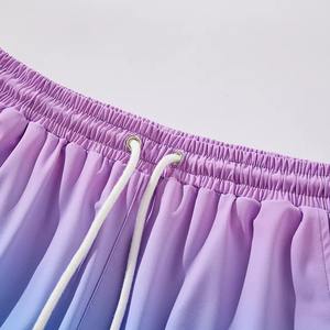 Sublimation Gradient Multicolour ShortsMen's Workout Stretch <b>Slim</b> <b>Shorts</b> Polyester Spandex Workout Men Custom <b>Shorts</b> - Product Image 3