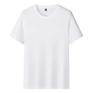 100% camisetas de algodón para hombres y mujeres, camisetas sólidas de manga corta para hombres y mujeres, camisetas con cuello redondo - Product Image 4