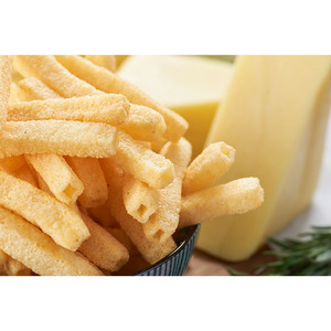 Whole <b>Corn</b> Flute Chips-Cheese Flavor Gluten-Free Fried Grain <b>Snack</b> Bulk Pack - Product Image 3