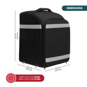 Mochila Clásica para Entrega de Comida, Aislada, Impermeable y Fácil de Transportar - Product Image 4