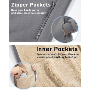 แจ็กเก็ตบุเชอร์ปาของผู้ชายที่ได้รับความนิยมน้ำหนักเบาภายนอกผ้าฟลีซนุ่มเหมาะสำหรับการฝังรากลึกในยามเย็น - Product Image 5