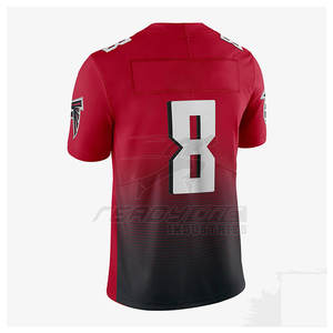 Jersey de fútbol americano para entrenamiento con dobladillo de longitud extendida, Jersey de fútbol de práctica, cuello acanalado para uso de práctica de equipo - Product Image 3
